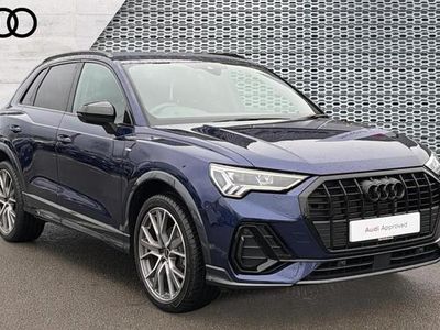 Used Audi Q3 Black Edition 150 HP (110 kW) 2025 Blue SUV