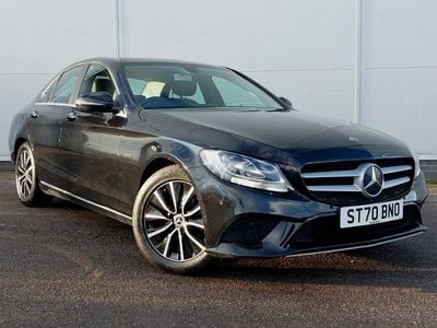 Black Used 2020 Mercedes C220 SE Sedan | £15,998 (Good price)