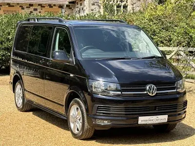 Used VW T6 Highline 2018 Black Van