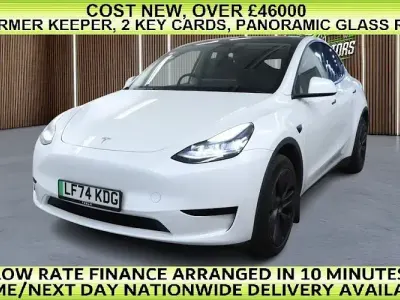 Used Tesla Model Y Long Range RWD 255 kW (347 HP) 2025 White SUV