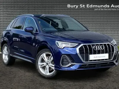 Used Audi Q3 S-Line 245 HP (180 kW) 2022 Blue SUV