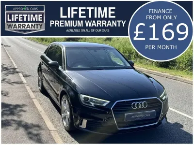 Used Audi A3 Sportback Sport 2016 Black Hatchback