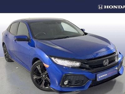 Begagnad Honda Civic Sport 182 HK (133 kW) 2018 Blå