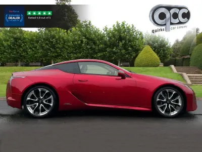 Begagnad Lexus LC 500 Sport Line 2018 Röd Sportkupé