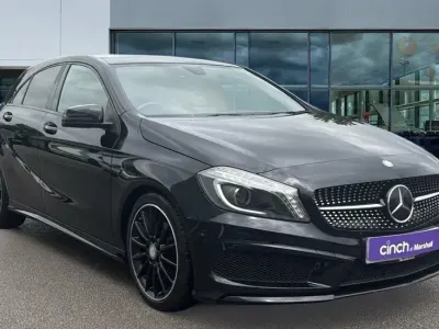 Used Mercedes A200 AMG 136 HP (100 kW) 2015 Black Hatchback
