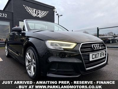 Used Audi A3 Cabriolet S-Line 150 HP (110 kW) 2017 Black Cabriolet