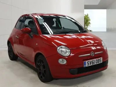 Usado Fiat 500 Red 85 HP (62 kW) 2011 Vermelho Citadino