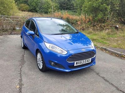 Used Ford Fiesta Titanium 2013 Blue Hatchback