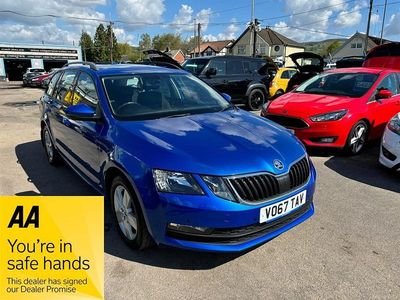 Begagnad Skoda Octavia SE 150 HK (110 kW) 2017 Blå Kombi