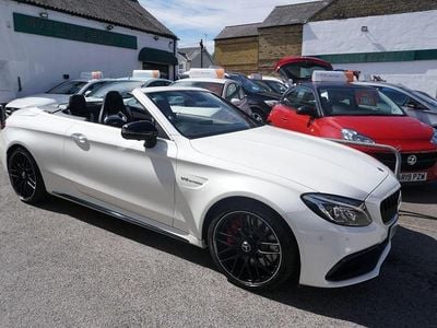 White Used 2018 Mercedes C63 AMG Premium Cabriolet | £38,000 (Fair price)