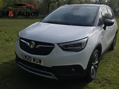 Used Vauxhall Crossland X Elite 120 HP (88 kW) 2020 White SUV