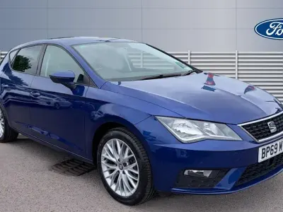 Second-hand Seat Leon SE Dynamic 131 CP (96 kW) 2019 Albastru Hatchback