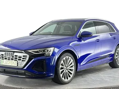 Used Audi Q8 e-tron S-Line 300 kW (408 HP) 2023 Blue SUV