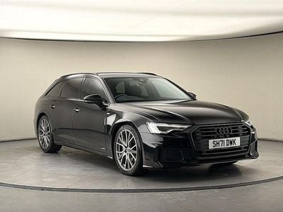 Used Audi A6 Black Edition 204 HP (150 kW) 2021 Myth black metallic/myth black metallic Estate