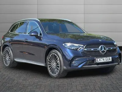 Used Mercedes GLC220 AMG Line Premium Plus 217 HP (159 kW) 2024 Nautic blue metallic SUV