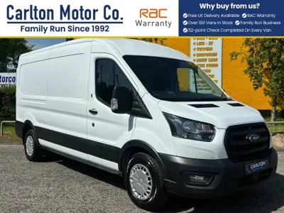 Used Ford Transit S 130 HP (95 kW) 2022 White Van