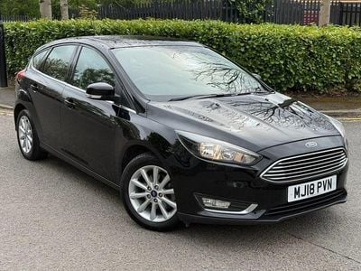 Used Ford Focus Titanium 120 HP (88 kW) 2018 Black Hatchback