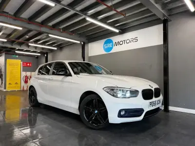 Used BMW 116 Sport Line 116 HP (85 kW) 2015 White Hatchback