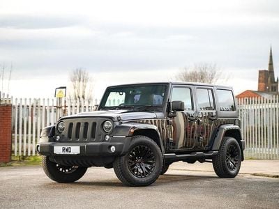 Black Used 2015 Jeep Wrangler Sahara SUV | £24,995 (A bit pricey)