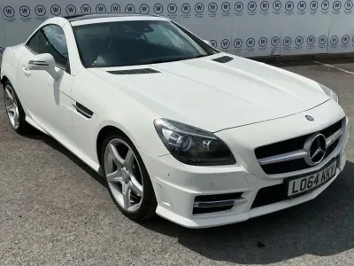 Used Mercedes SLK250 AMG 2014 White Cabriolet