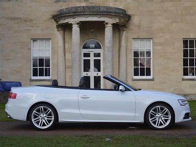 Used Audi A5 Cabriolet S-Line 2014 White Cabriolet