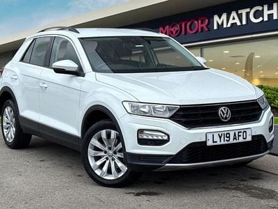 Used VW T-Roc SE 115 HP (84 kW) 2019 White SUV