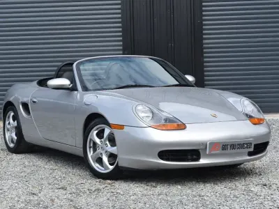 Used Porsche 986 Boxster 220 HP (161 kW) 2002 Silver Cabriolet