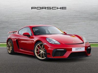 Used Porsche Cayman GT4 414 HP (304 kW) 2021 Red Coupe