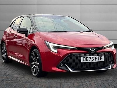 Scarlet flare with black roof Used 2025 Toyota Corolla Sport Hatchback | £29,500 (Expensive)