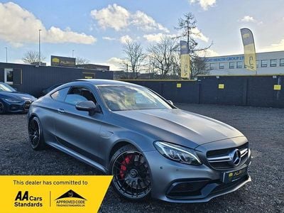 Used Mercedes C63S AMG Premium 503 HP (369 kW) 2016 Grey Coupe