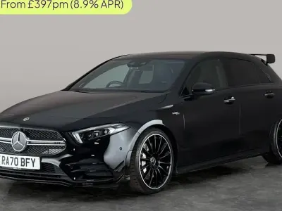 Used Mercedes A35 AMG Premium Plus 306 HP (225 kW) 2020 Black Hatchback