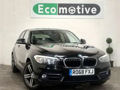 Used BMW 118 Sport Line 2018 Black Hatchback