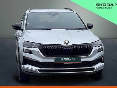 Used Skoda Karoq SportLine 187 HP (137 kW) 2023 Brilliant silver metallic SUV