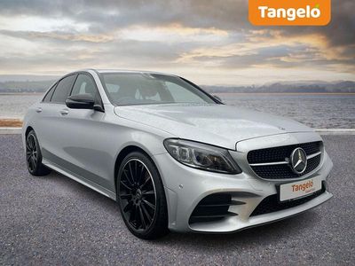 Silver Used 2021 Mercedes C220 AMG line Sedan | £20,745 (Fair price)