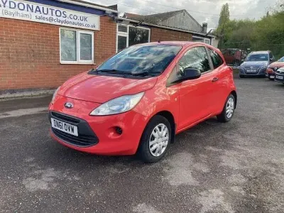 Used Ford Ka Studio 69 HP (50 kW) 2011 Red Hatchback