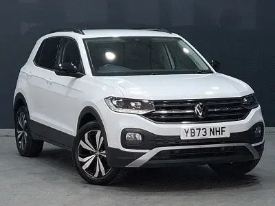 Begagnad VW T-Cross Black Edition 110 HK (80 kW) 2024 Vit SUV