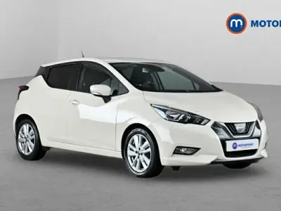 Usado Nissan Micra Acenta 101 HP (74 kW) 2019 Branco Citadino