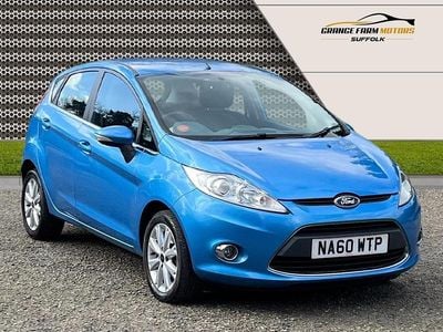 Used Ford Fiesta Zetec 2010 Blue Hatchback