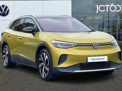 Yellow Used 2021 VW ID.4 Pro Performance SUV | £19,637 (Fair price)