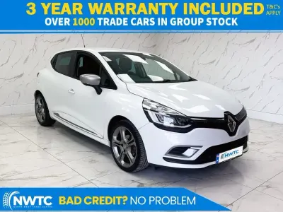 Used Renault Clio GT-Line 90 HP (66 kW) 2018 White Hatchback