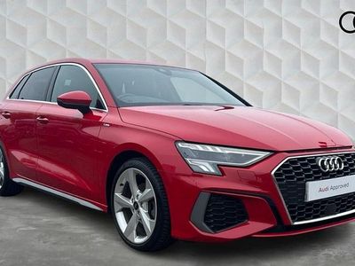 Used Audi A3 Sportback S-Line 2022 Tango red Hatchback
