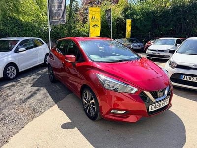 Begagnad Nissan Micra Acenta Limited Edition 71 HK (52 kW) 2018 Röd Halvkombi