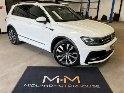 Used VW Tiguan R-line 150 HP (110 kW) 2018 White SUV