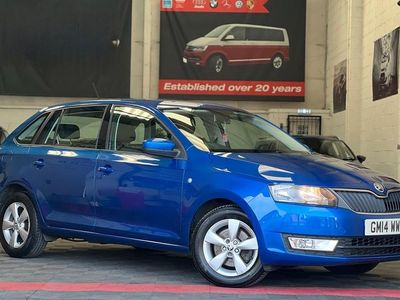 Blue Used 2014 Skoda Rapid SE Hatchback | £4,950 (Fair price)