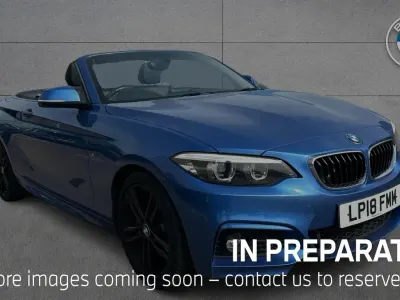 Used BMW 230 M Sport 249 HP (183 kW) 2018 Blue Cabriolet
