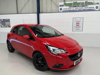 Used Vauxhall Corsa 75 HP (55 kW) 2019 Red Hatchback