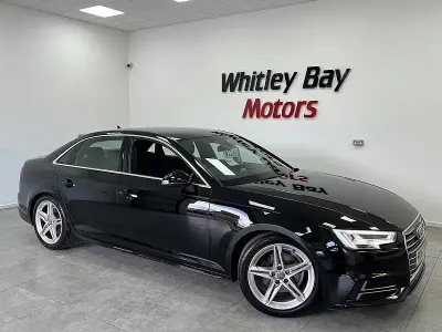 Used Audi A4 S-Line 150 HP (110 kW) 2017 Black Sedan