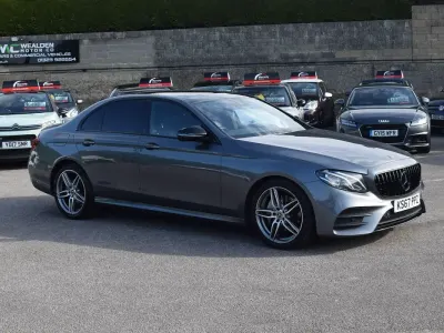 Used Mercedes E220 AMG Line Premium 194 HP (142 kW) 2017 Grey Sedan