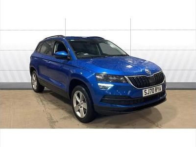 Used Skoda Karoq SE 116 HP (85 kW) 2020 Blue SUV