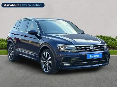 Used VW Tiguan R-line 180 HP (132 kW) 2017 Blue SUV